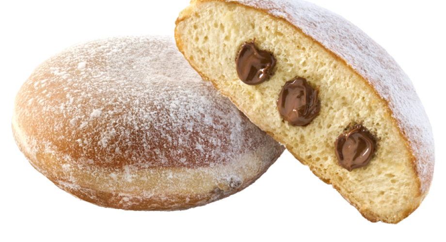  Donuts Πραλίνας-Άχνη 