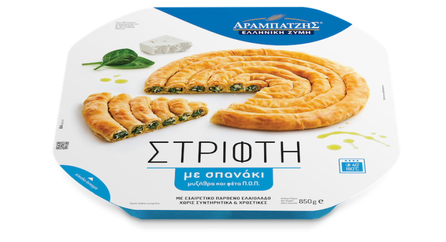 Στριφτή με σπανάκι τυρί
