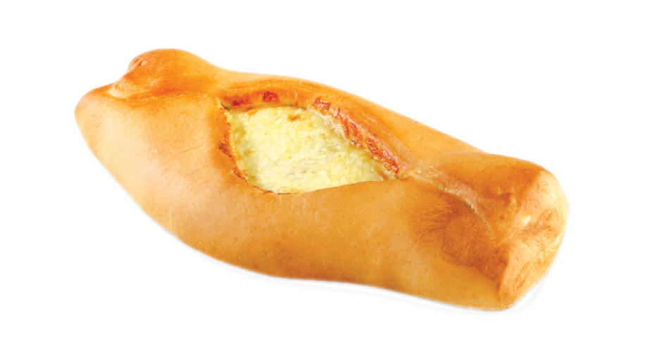 Peinirli with ham, bacon & Gouda Cheese