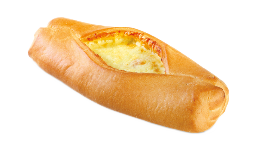 Peinirli with ham, bacon & Gouda Cheese