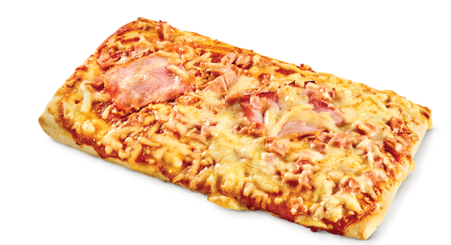 Pizza ζαμπόν - μπέικον
