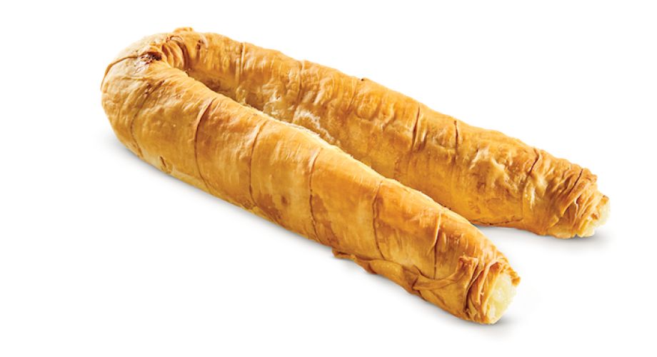 Filo roll with pastry cream