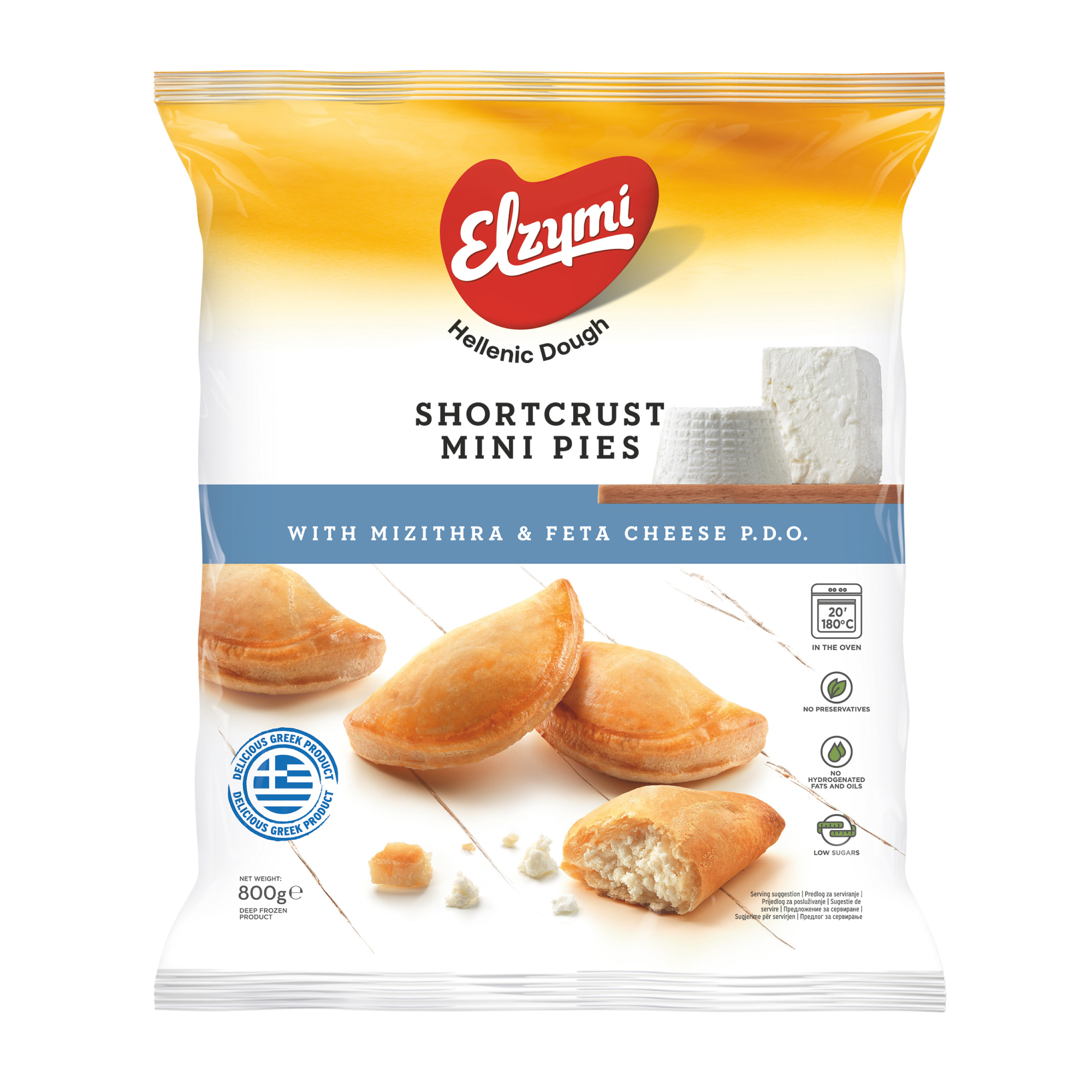 Shortcrust Mini Pies with Mizithra & Feta Cheese P.D.O.