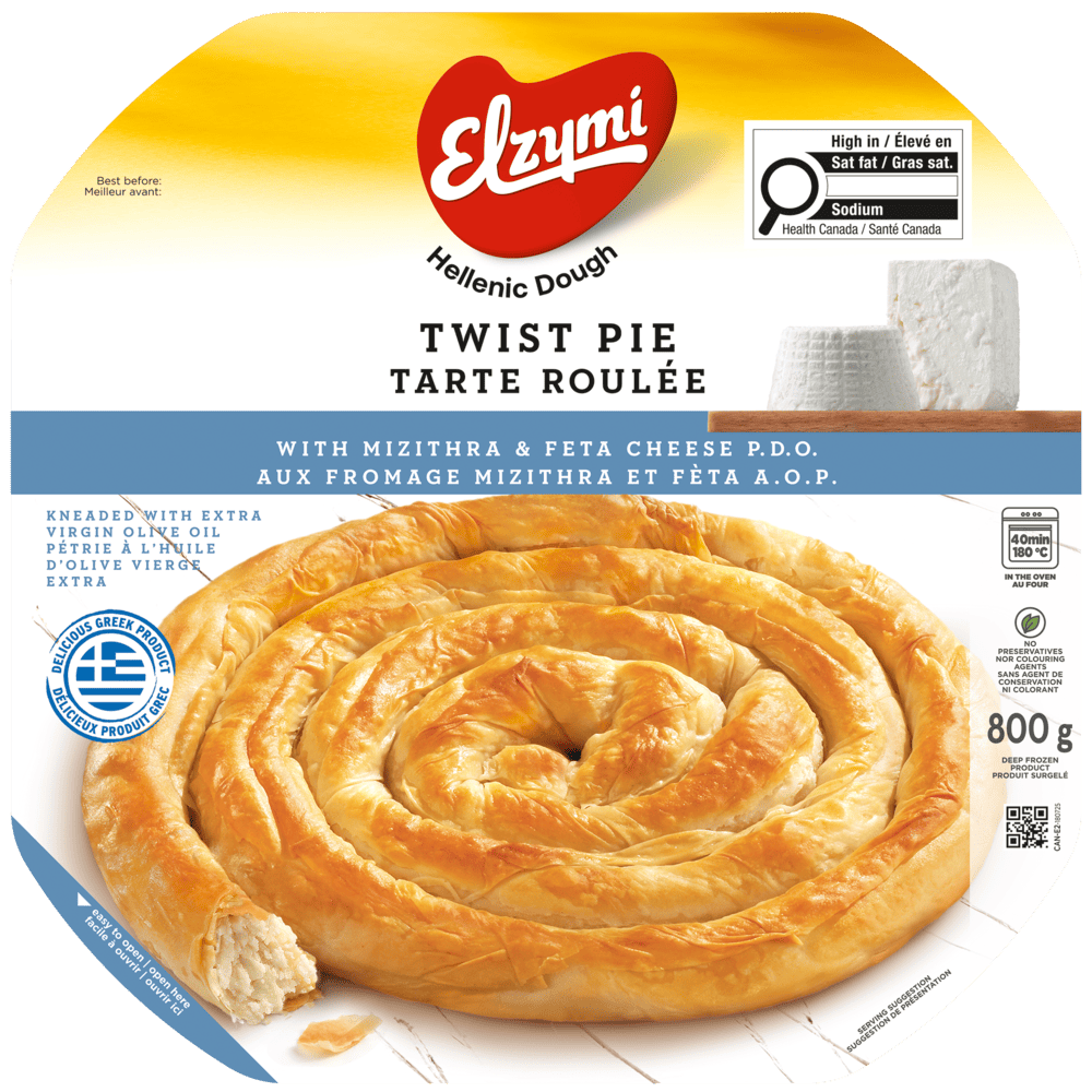 Twist Pie with mizithra & feta cheese P.D.O.