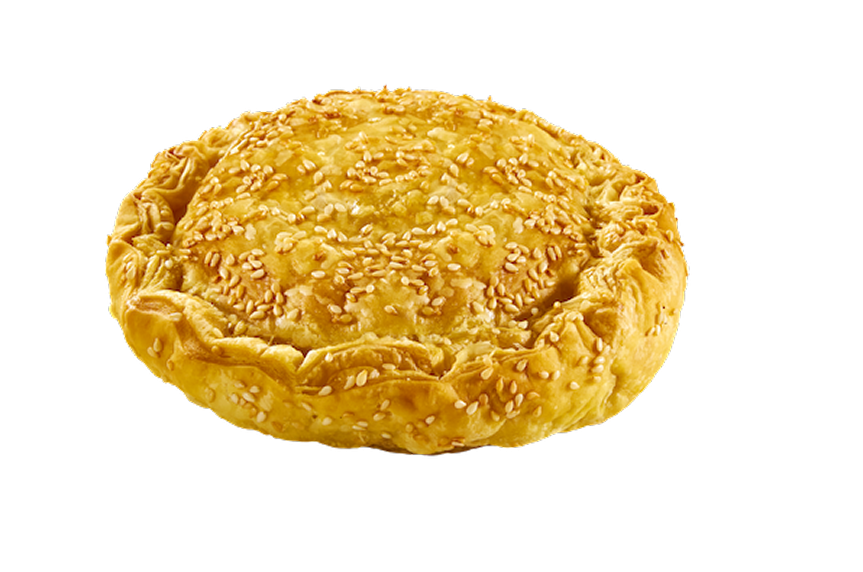 Handmade butter pie with ham & sauce 40x200g