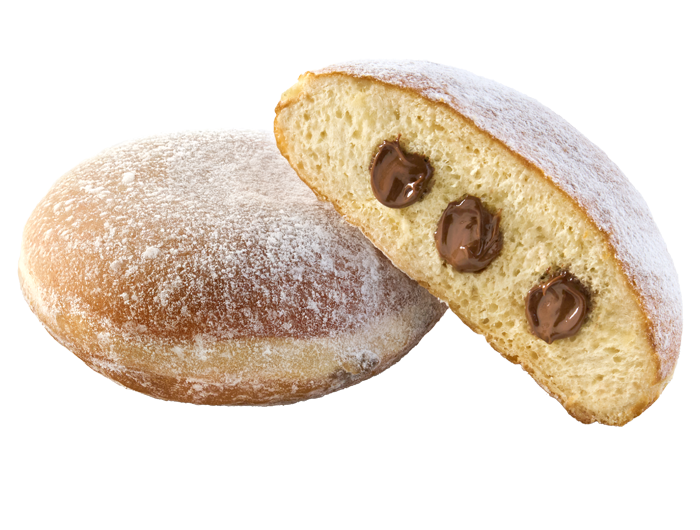 Donuts Πραλίνας-Άχνη Donuts Πραλίνας-Άχνη