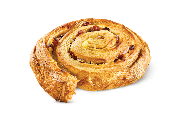 Whirl cream - raisins croissant