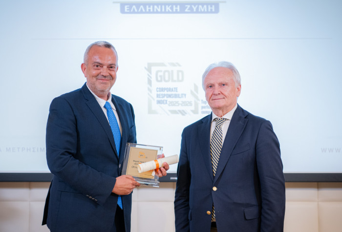 Βράβευση της Μιχαήλ Αραμπατζής "Ελληνική Ζύμη" στα CRI Awards